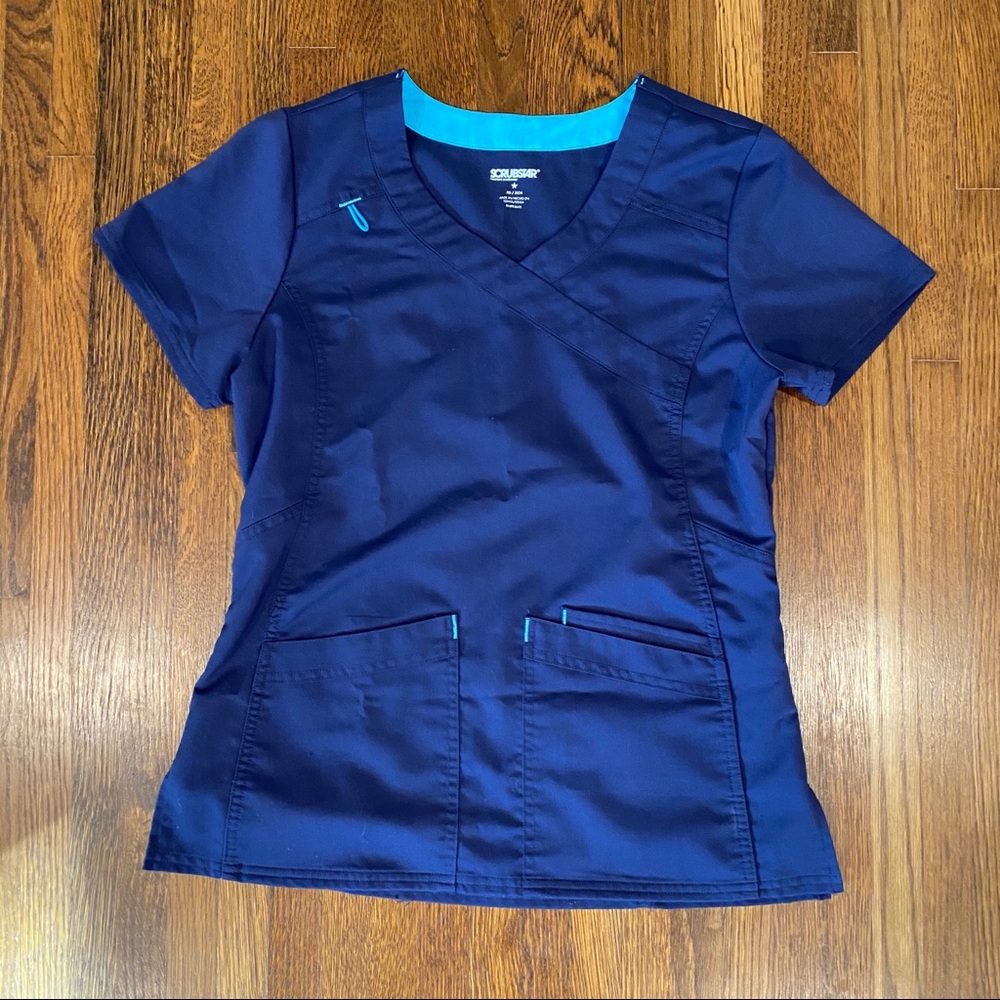 ❌SOLD❌Scrubstar XS Navy blue scrub
